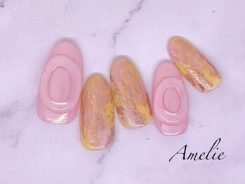 アメリ(Amelie)/ワンカラー/ぷっくり/オーロラ