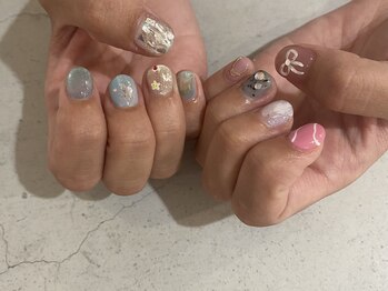 プラス サード(Plus 3rd)/ニュアンスネイル by marina.a