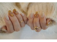 ネイル フライガール(nail FLY GIRL)/秋冬チェックネイル