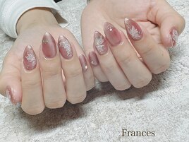蝶々みたいなお花シール