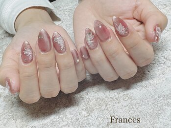 フランセス(Frances)/蝶々みたいなお花シール