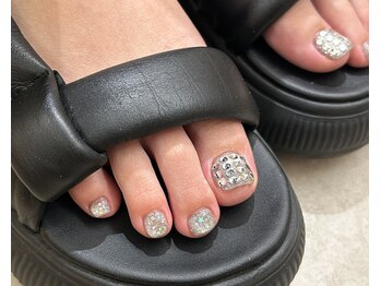 ネイル バイ ザザ 目白(Nail by ZAZA)/ストーンネイル