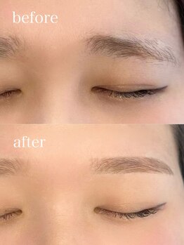 アイブロウメニューがあるサロン