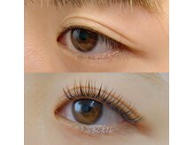 チャイロ アイラッシュ(Chairo eyelash)の雰囲気(エクステ40束(2Dフラット)&まつ毛パーマでパッチリデザイン☆)