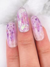 カラーズ(colors)/藤の花イメージの塗りかけ☆