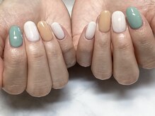 パラジェル登録サロン バランス シンプルネイル&アイラッシュ 新田東店(balance)/カラフルワンカラー