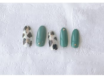 ジャム ネイルアンドアイラッシュ(Jam nail&eyelash)/レオパード柄ネイル