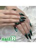 nail R☆初回他店オフ無料☆ミラーネイル☆  ¥7700→7500