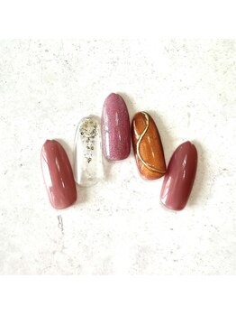 ミュナ(myuna)/ポイントミラーネイル