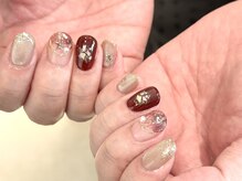 リル(RiRe)/持ち込み/冬ネイル/クリスマス