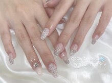 インザピンクリリー(in the pink LILY)/ツイードネイル