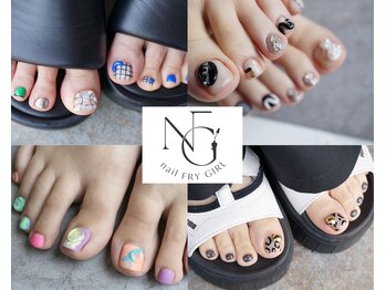 ネイル フライガール(nail FLY GIRL)の写真/足元をアートする新感覚！ニュアンスフットネイル＆丁寧な爪周りケアで輝く足元へ★