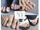 ネイル フライガール(nail FLY GIRL)の写真/足元をアートする新感覚！ニュアンスフットネイル＆丁寧な爪周りケアで輝く足元へ★