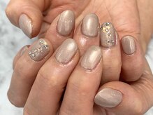 ミエルネイル 天神大名(miel nail)/お客様デザイン：ワンカラー