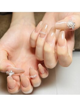 スターダストネイルビューティー 天神西通り本店(Beauty)/ワンカラーも長さだしで華やか