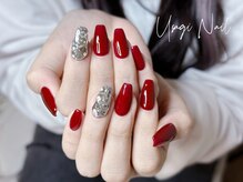 ウサギネイル 新大久保店(usagi nail)/マグネットフレンチ秋可愛い