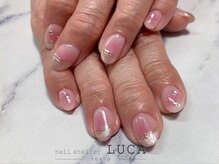 ネイルアトリエルカ(nail atelier LUCA)/M-553 ピンクワンホンネイル