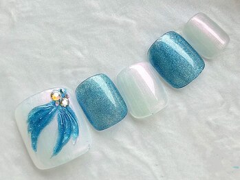 オーシャン 銀座店(OCEAN)/人魚のしっぽネイル