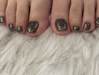 ラクエ(Laque)/ブラック フラッシュラメ フット