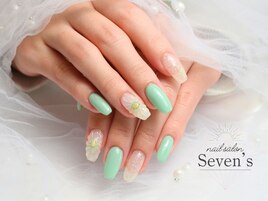 お花ネイル