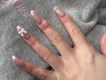 エルビーネイルシェリー 天王寺店(LB.nail cherie)/フレンチ/長さだしロングネイル