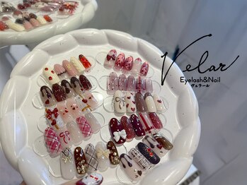 アイラッシュアンドネイル ヴェラール(Velar)の写真/キレイめやニュアンスなど、定額サンプルが豊富!デザインにお悩みの方も、やりたいデザインが見つかる♪