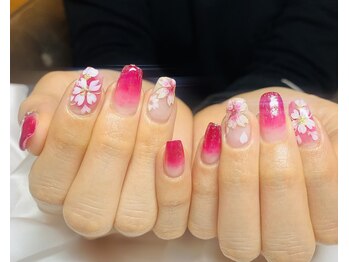 桜ネイル/春ネイル