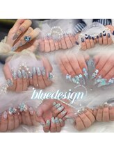 エルミンサロン(Hermine Salon)/持ち込みデザインブルー編♪
