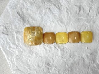 リライトネイル(Relight nail)/お花×クリアネイル☆フット