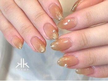 ケーツーネイル(k-two nail)/オレンジブラウン(みな)