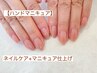 【ハンドマニキュア】ネイルケア+マニキュア仕上げ　¥4490