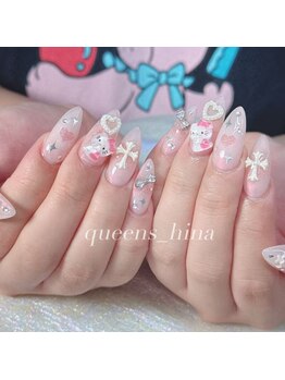 クイーンズビューティーサロン 歌舞伎町店(Queen's beauty salon)/チップ長さ出し10本やり放題