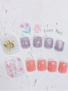 春フットネイル