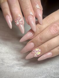 ちゅるんピンクラメワンカラー♪