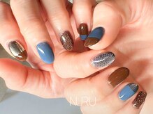 ヌル ネイル 堀江(NURU NAIL HORIE)/モダンミラーネイル