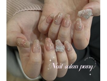 Nail Salon Pony【ポニー】の写真/【持ち込み・お任せ歓迎★】圧倒的再現力×本場直輸入パーツで、SNS話題の最旬韓国・ワンホンが叶う◇