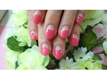 プルミエ ネイル(Premier Nail)/ふんわり斜めフレンチネイル