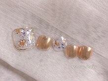 ルームヘアネイル 曙橋店(Room hair nail)/フット ニュアンスクリアミラー