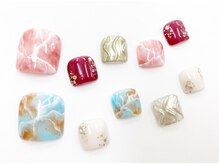 ネイルサロン クイール 小山店(NAIL SALON QUILL)/フット☆大理石