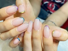 ネイルサロン アージュ(Nail Salon A jyu)/メタリックフレンチ