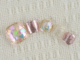 オーロラミラーネイル