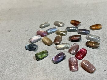 リティ(Liti)の写真/ワンカラーでも可愛い♪マグネット/ミラー/フラッシュネイルは種類豊富にご用意！期間限定価格クーポンも◎