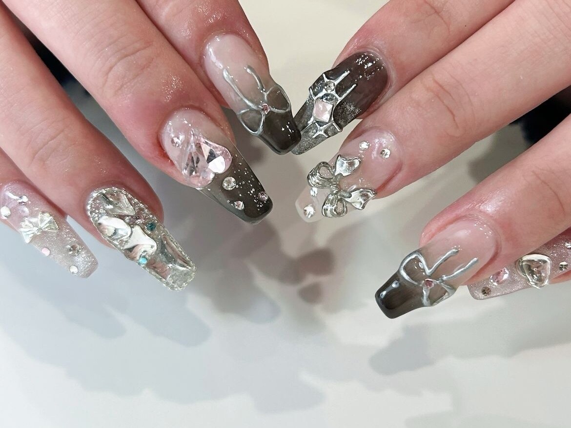 【HAND】長さだし10本 + 90minデザイン相談☆　\17,600