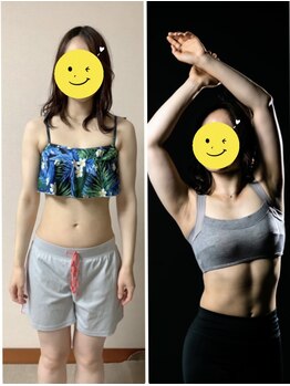 エムビーエルフィットネス 本陣亀島店(MBL.fitness)/お客様の変化【30代女性】