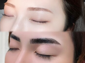 ロコ(Loco)の写真/【お顔の印象を変える眉!!】一番難しい眉毛メイクはプロにお任せ♪黄金比×骨格に合わせて眉毛をdesign*