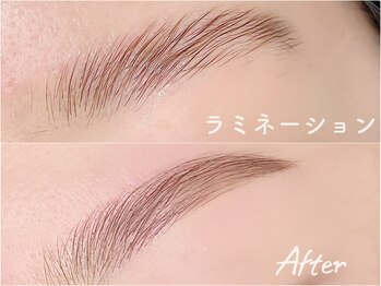 アイラッシュサロンフア (EYE LASH salon fA)/eye brow wax ＋ ラミネーション
