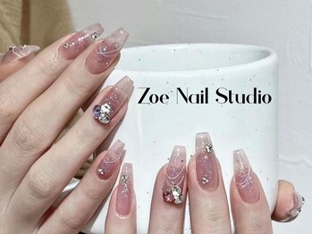 ゾエネイルスタジオ(zoe nail studio)の写真/【初回ジェルオフ無料☆やり放題・ワンポイント付け放題　¥9,900】トレンドから海外の人気ネイルまで◎