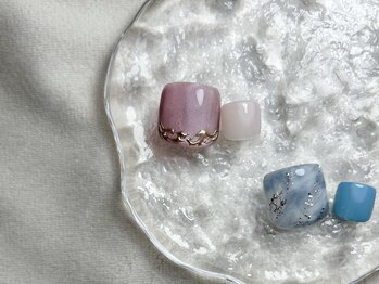 スパイス ネイルズ アンド スパ 玉川高島屋SC店(SPICE NAILS&SPA)/【フット】親指アート ¥9900