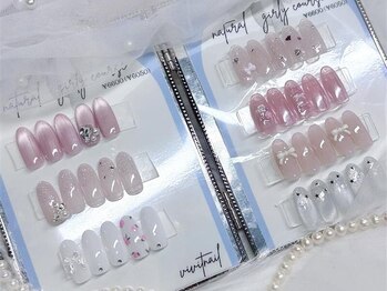 ビビットネイル 栄本店の写真/流行の韓国ネイル,ガーリーネイルがお得な定額プランで！心がときめくデザインで毎日がもっと素敵に☆
