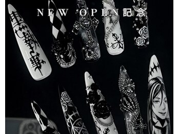 2me studio 心斎橋 [パラジェルネイル/フィルイン/マグネット/長さだし/持ち込み]/ラメグラデーションネイルドット